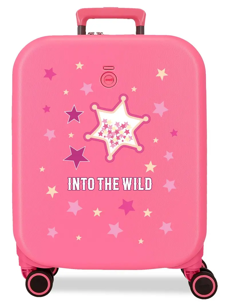 9989121 TROLLEY ABS 55CM.4R. ENSO INTO THE WILD FUCSIA