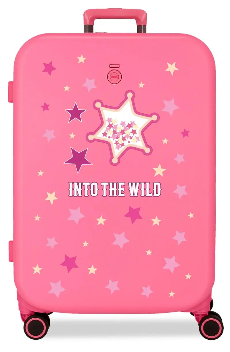 9989221 TROLLEY ABS 70CM.4R. ENSO INTO THE WILD FUCSIA