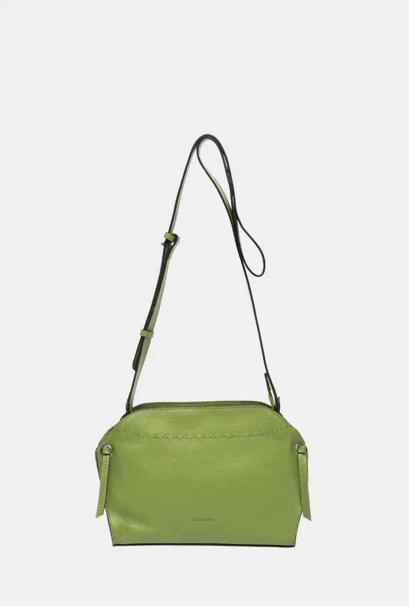 Abbacino Bandolera En Piel Verde