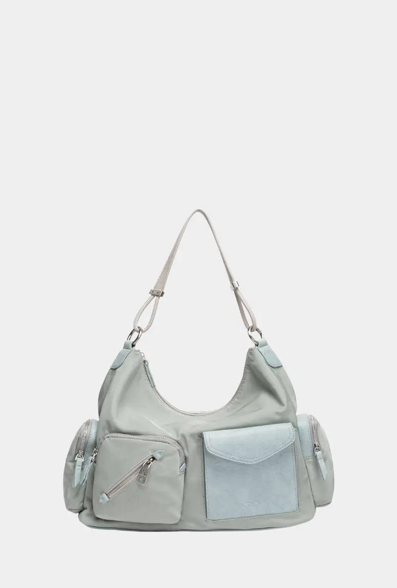 Abbacino Bolso De Hombro En Tejido Azul