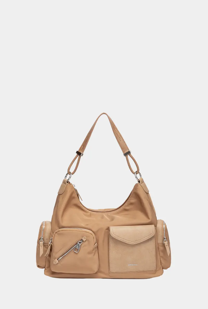 Abbacino Bolso De Hombro En Tejido Camel