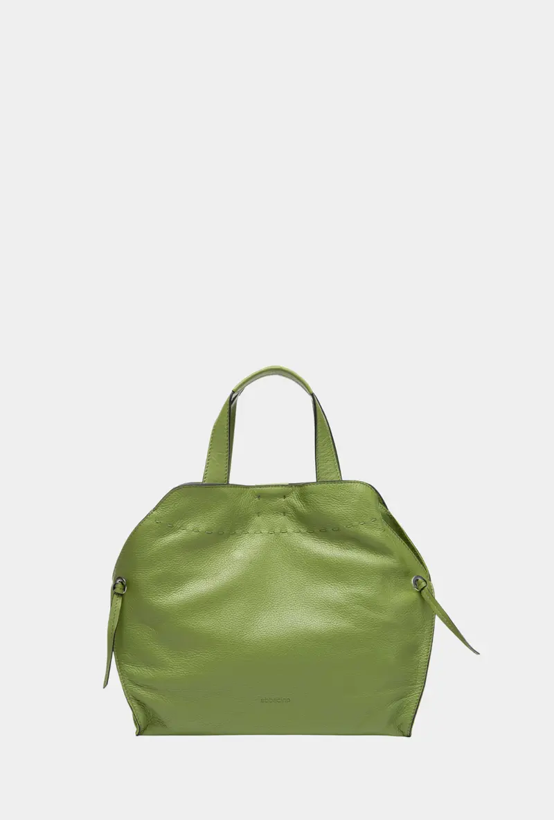 Abbacino Bolso De Mano En Piel Verde