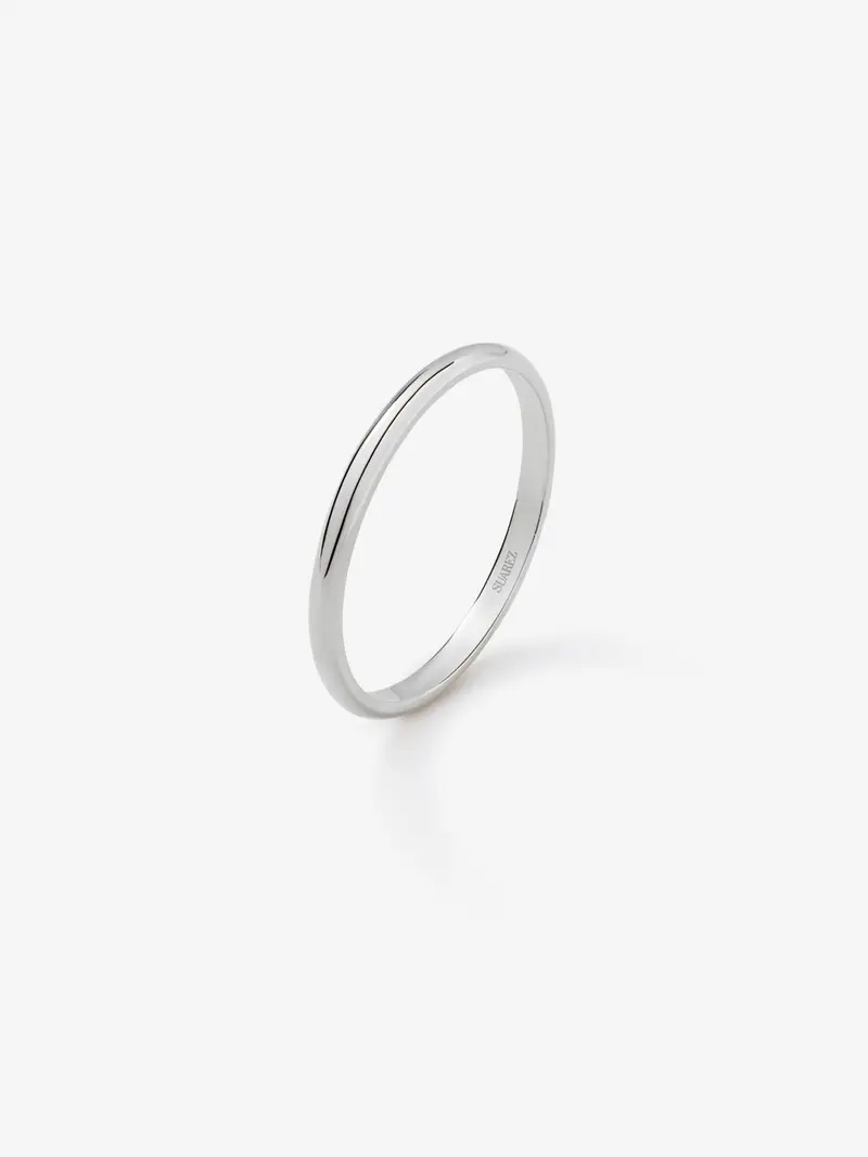 Alianza de boda de platino
