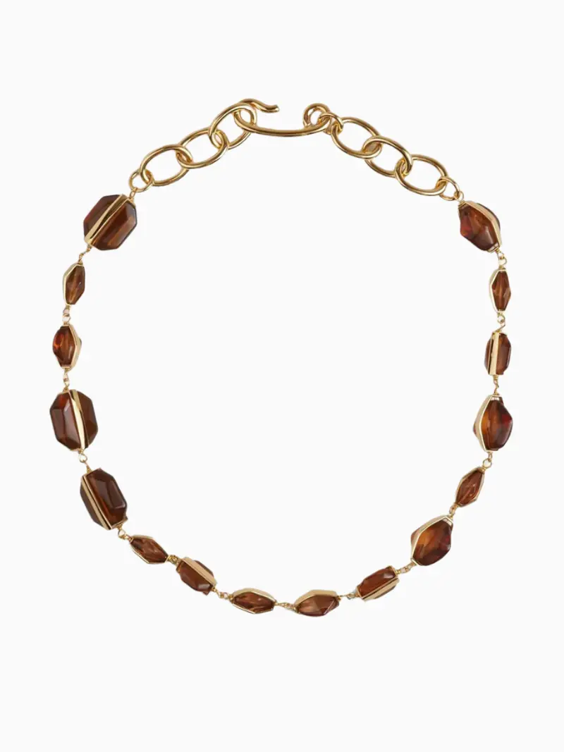 Amber beads necklace