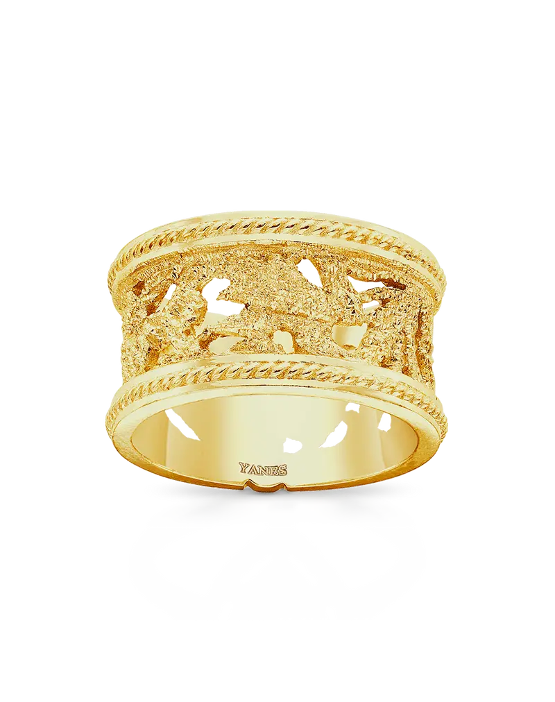 Anillo Albayzín Slim, oro
