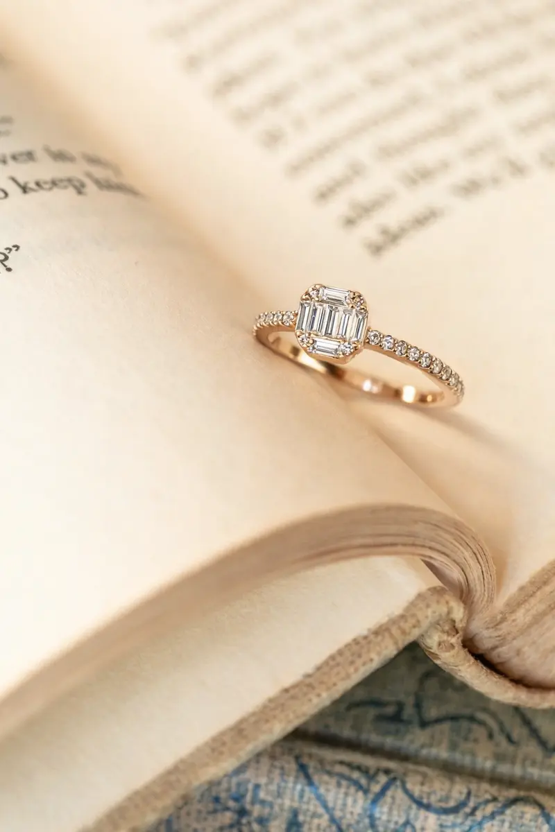 Anillo Baguette