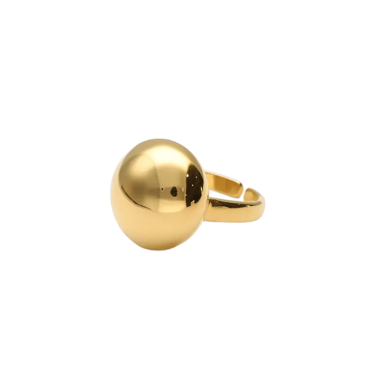 Anillo Bola oro ajustable