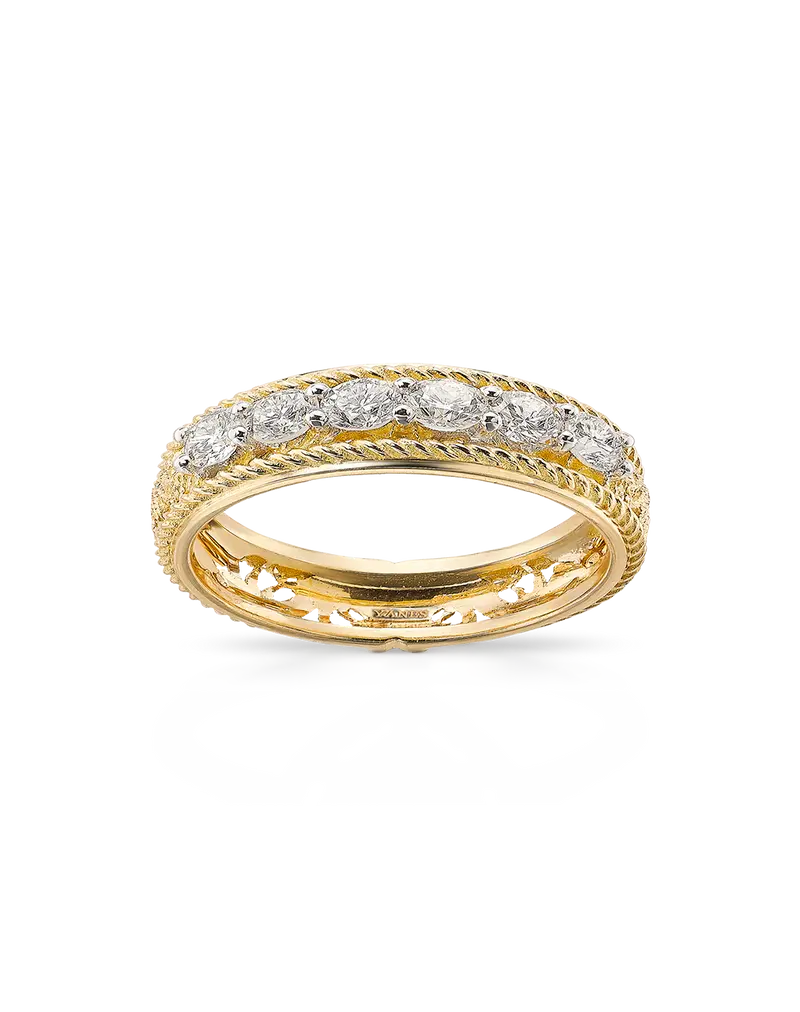 Anillo Califato Maxi diamantes, oro
