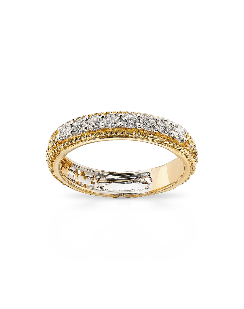 Anillo Califato Mini diamantes, oro