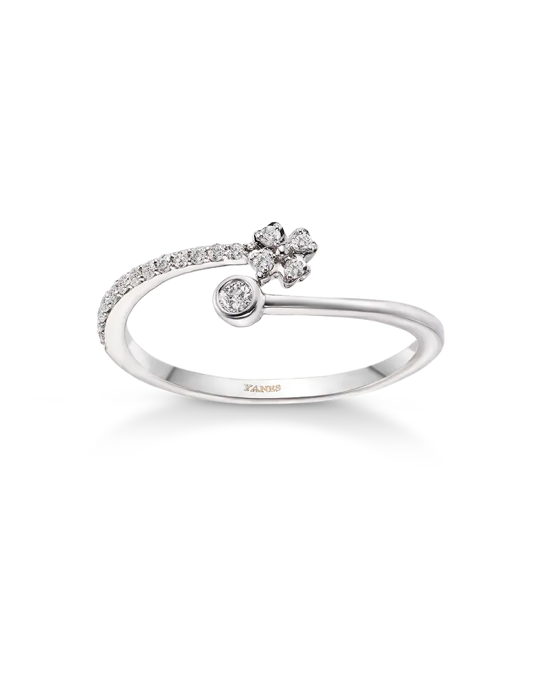 Anillo Carla, oro blanco