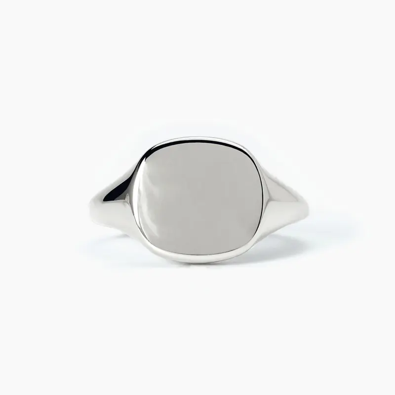 Anillo chevalier Mabina de plata rodiada NOBLE 523376