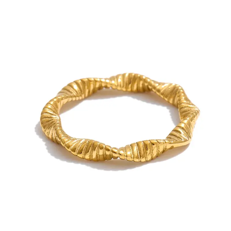 Anillo Claudia trenzado fino
