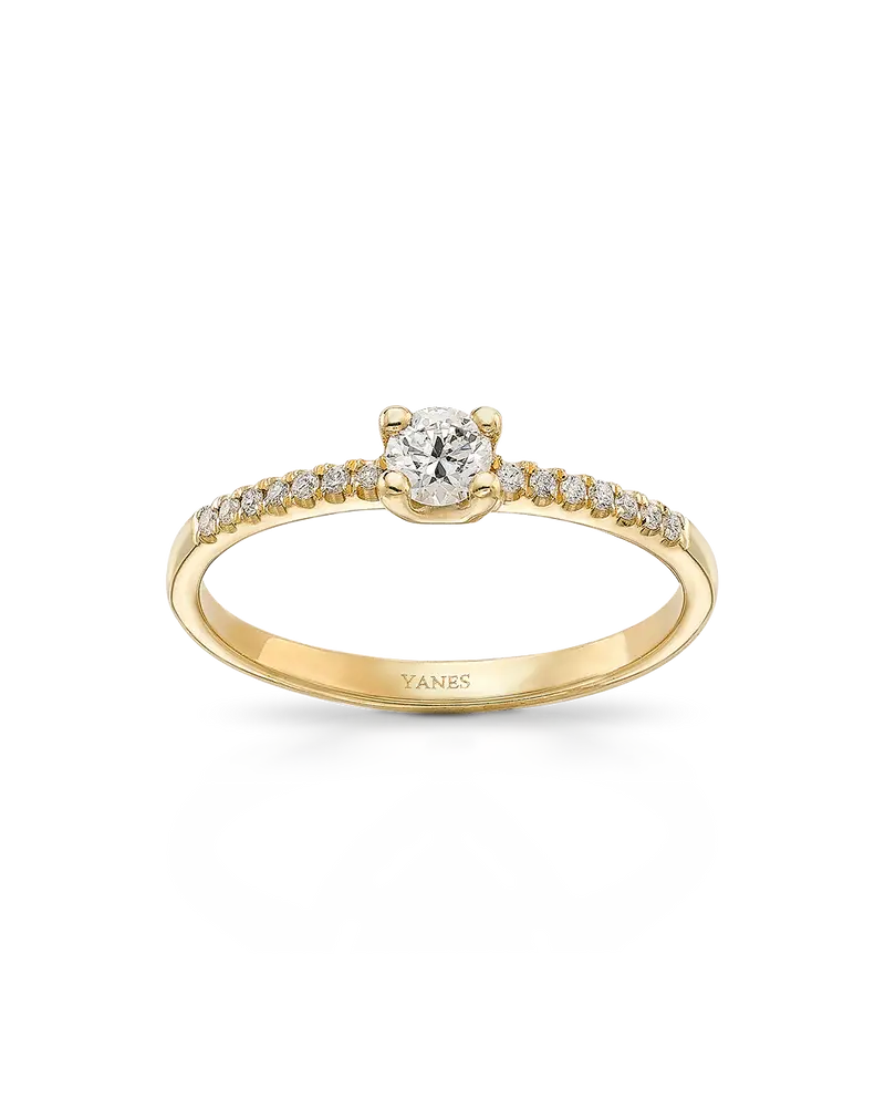 Anillo Constanza diamantes, oro