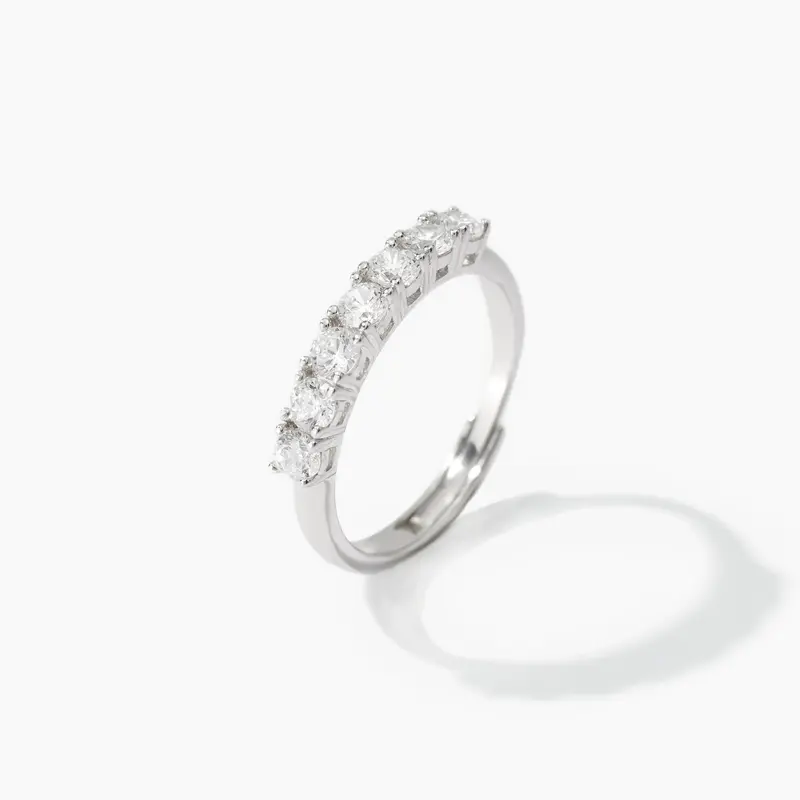 Anillo de la eternidad Mabina con circonitas SETENTAS 523185