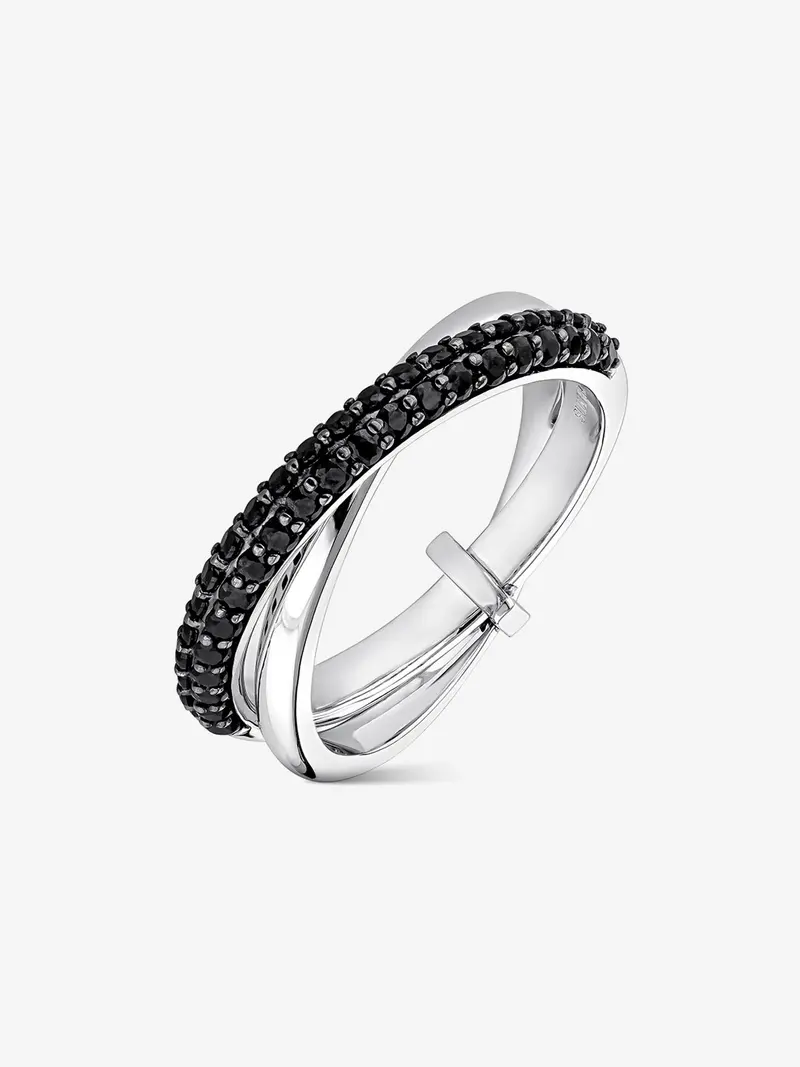 Anillo de plata con espinelas