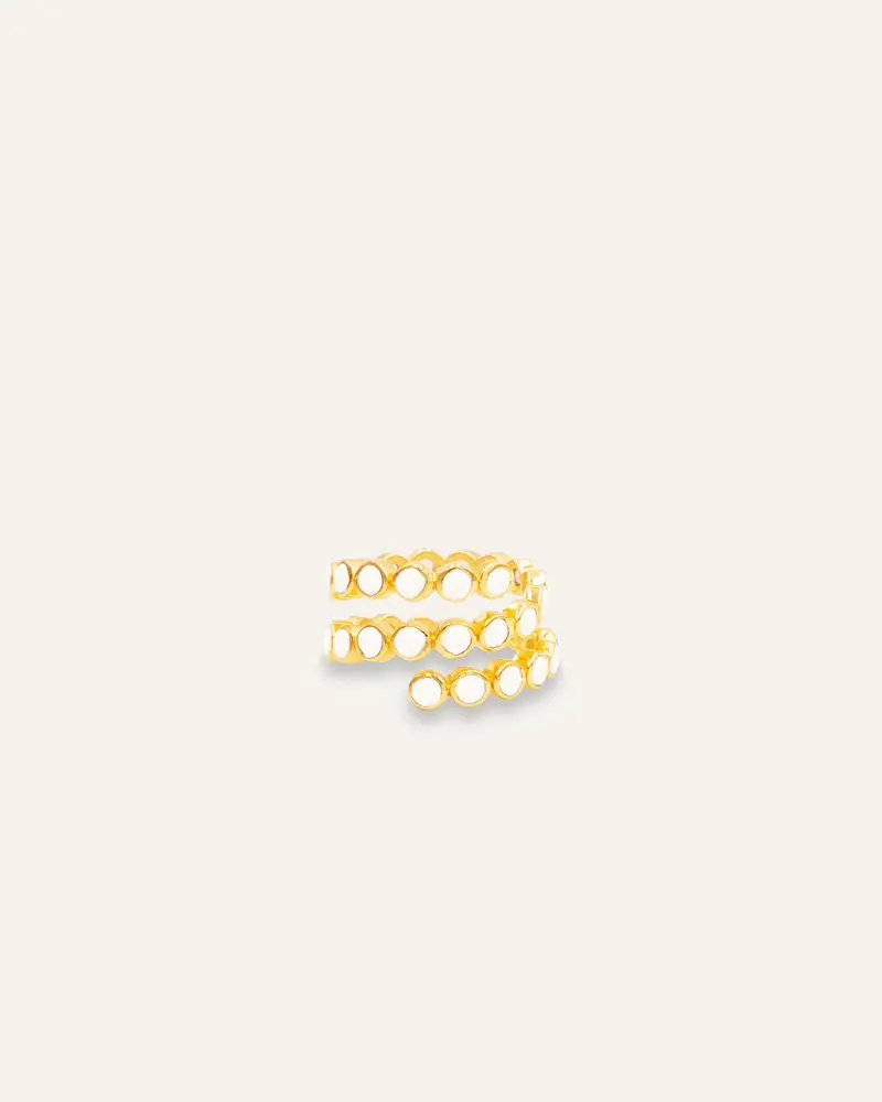 Anillo Dorado Inder Madre Perla