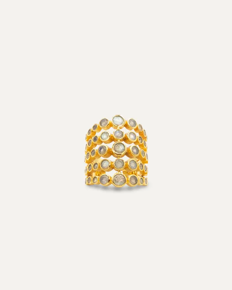 Anillo Dorado Inder Maximus Labradorita