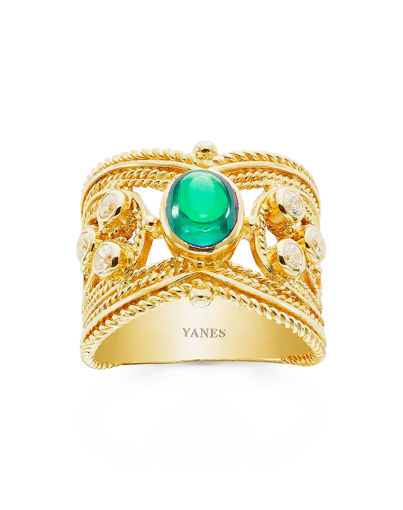 Anillo Generalife esmeralda, oro