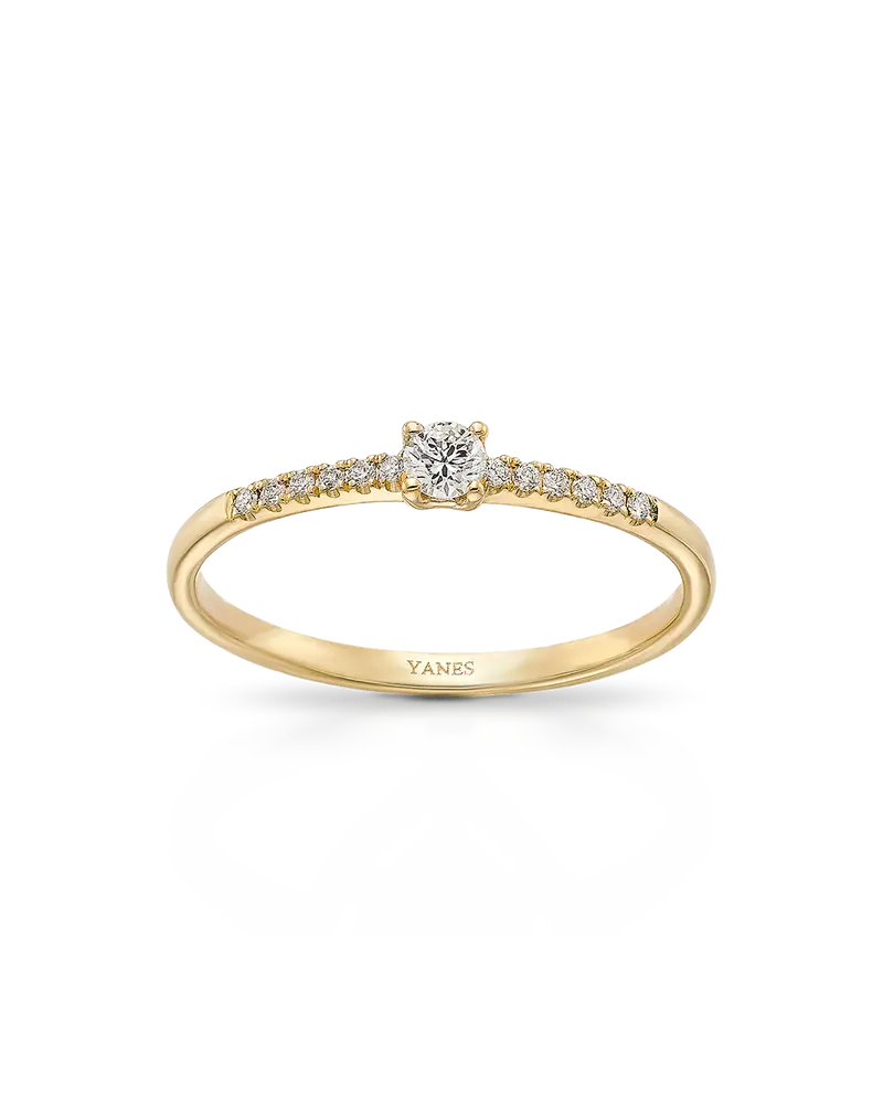 Anillo Giovanna diamantes, oro