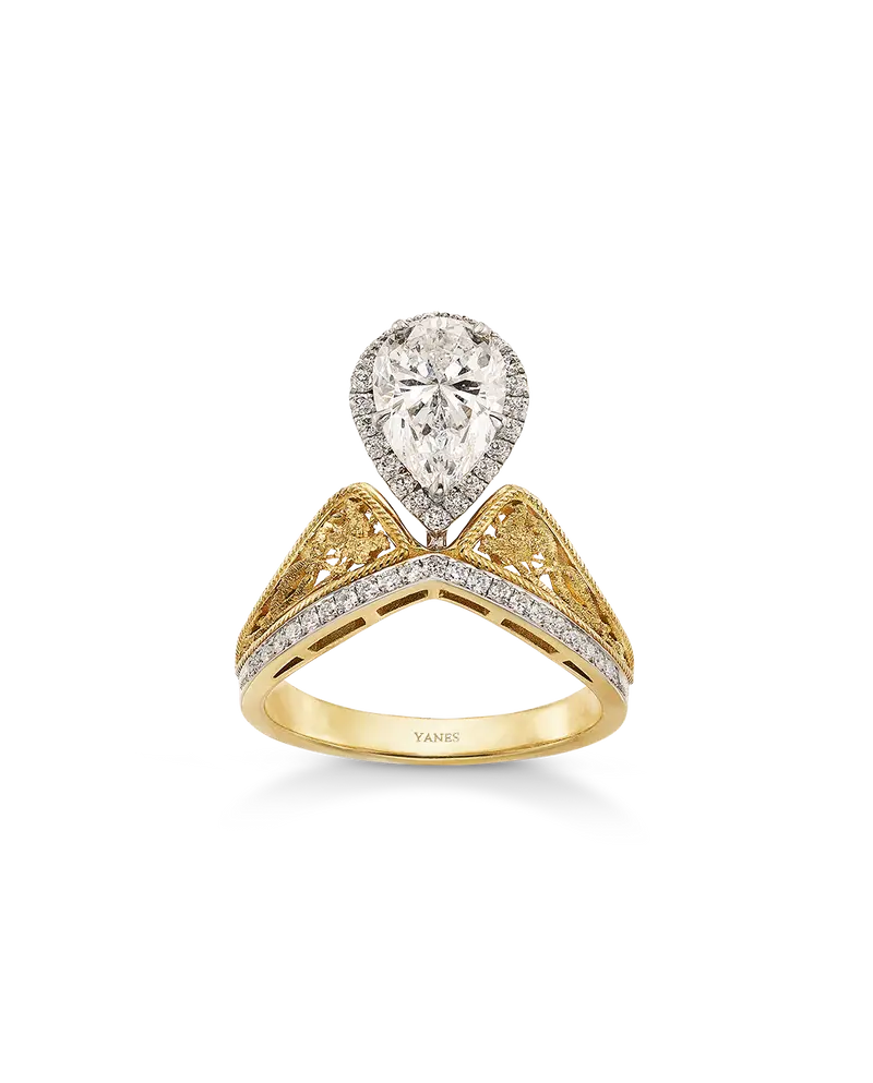Anillo Gran Imperial diamantes, oro