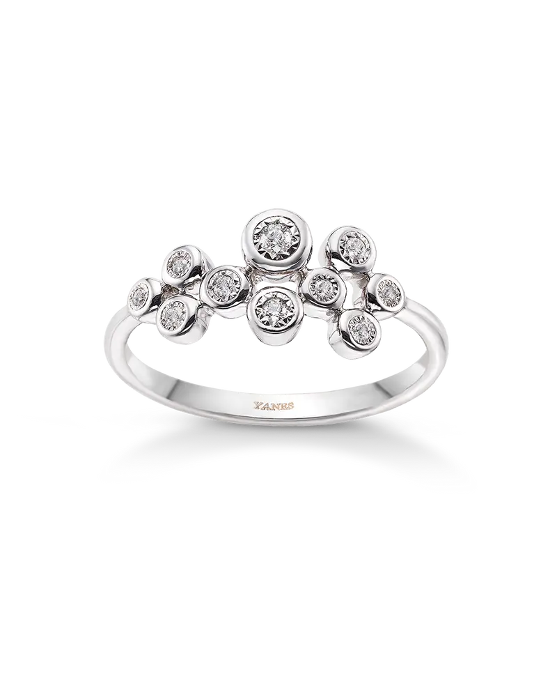 Anillo Grazia, oro blanco