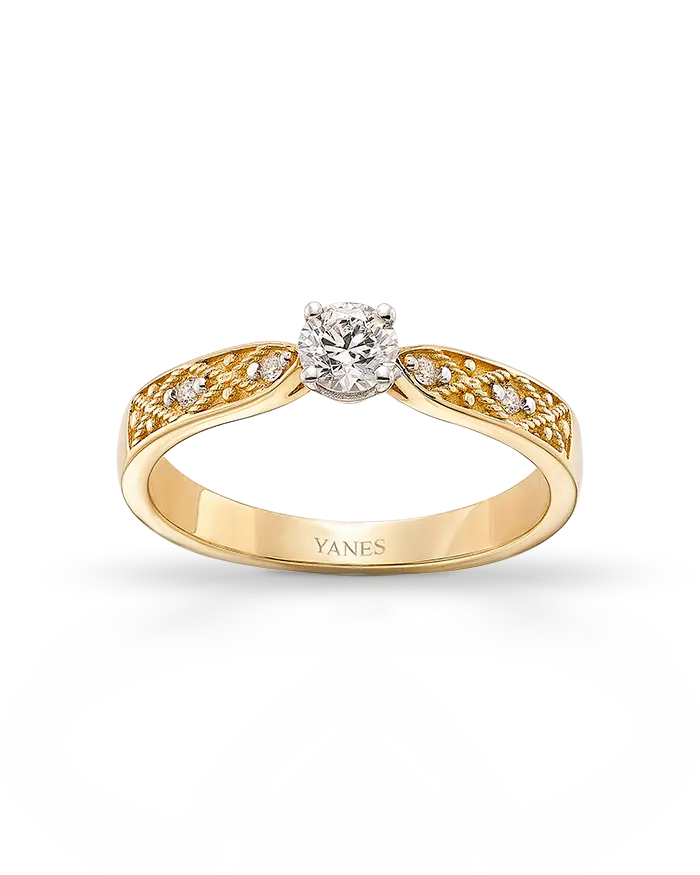 Anillo Ilios diamantes, oro