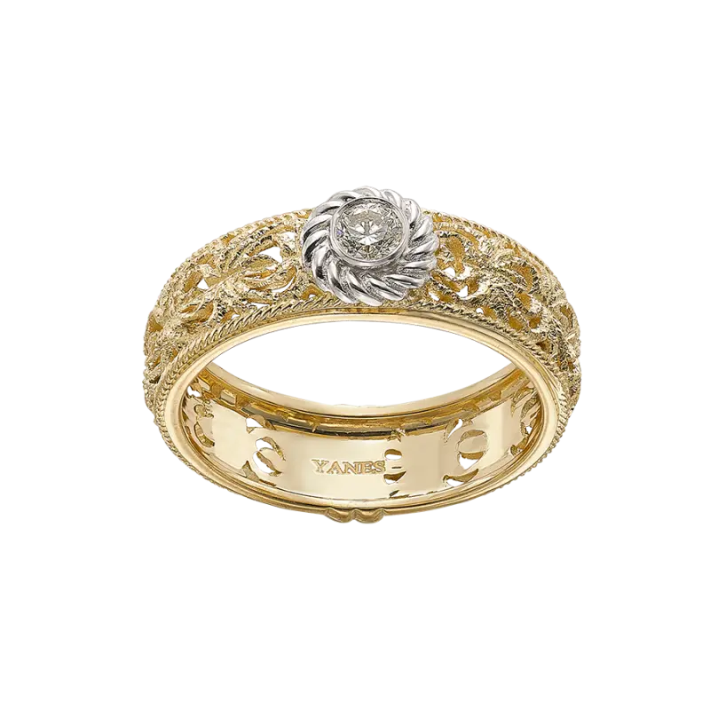 Anillo Infanta diamantes, oro