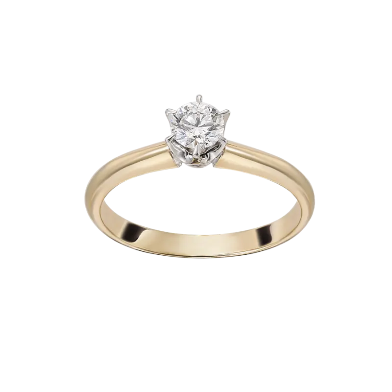 Anillo Jacqueline diamante 0,30, oro