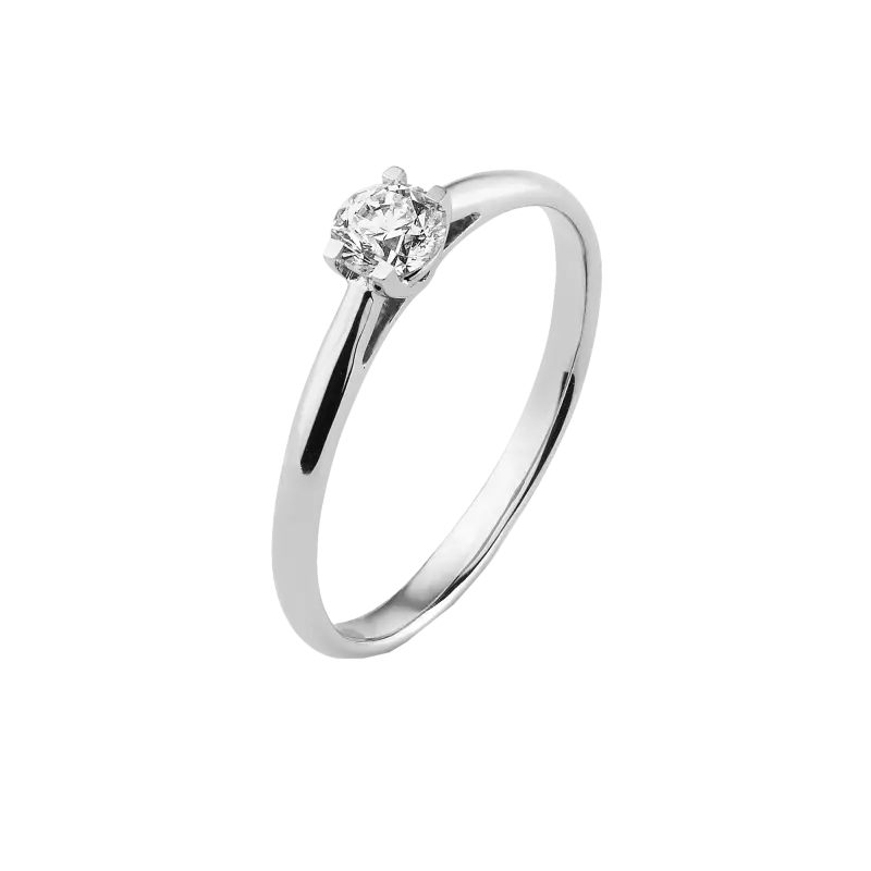 Anillo Kimberly diamante 0,33 ct, oro blanco