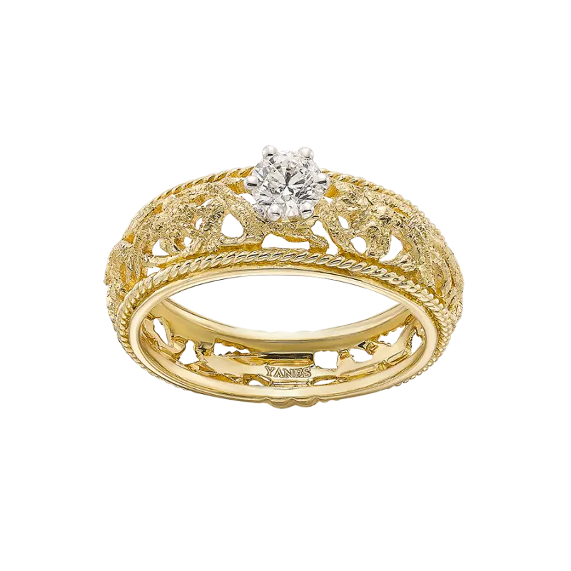 Anillo Kiran diamantes, oro
