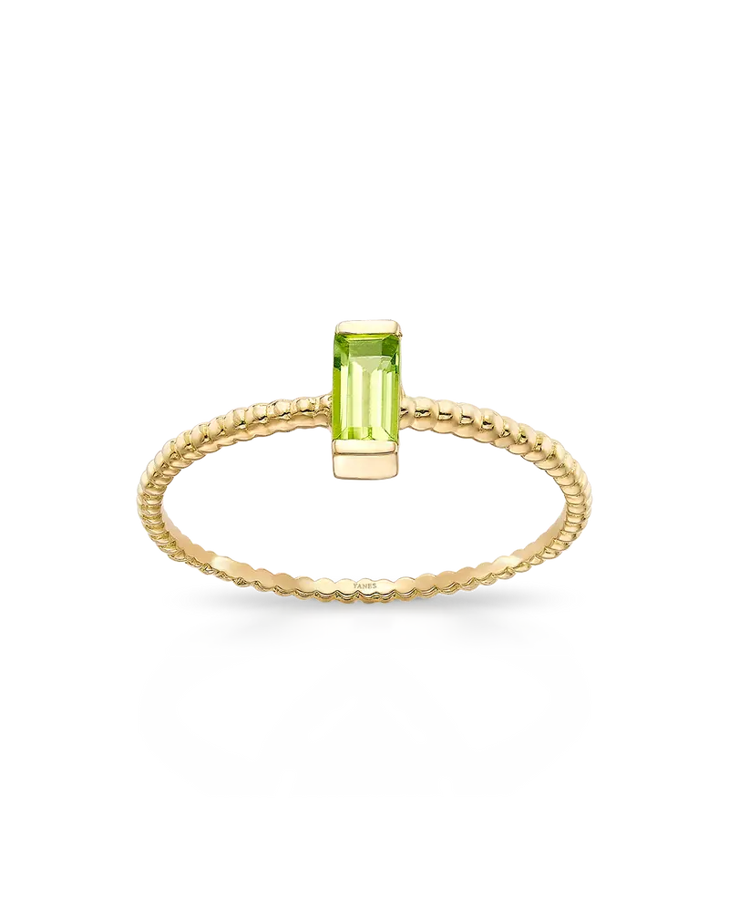 Anillo Life peridoto, oro