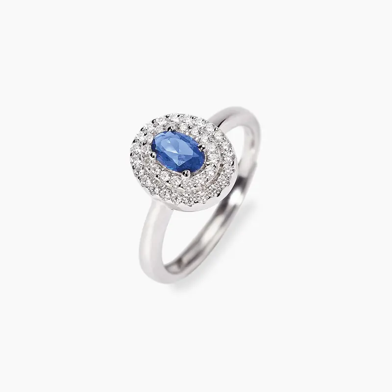 Anillo Mabina de zafiro sintético VICTORIA 523492