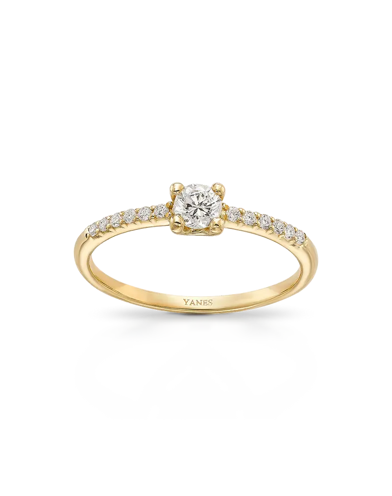 Anillo Margherita diamantes, oro