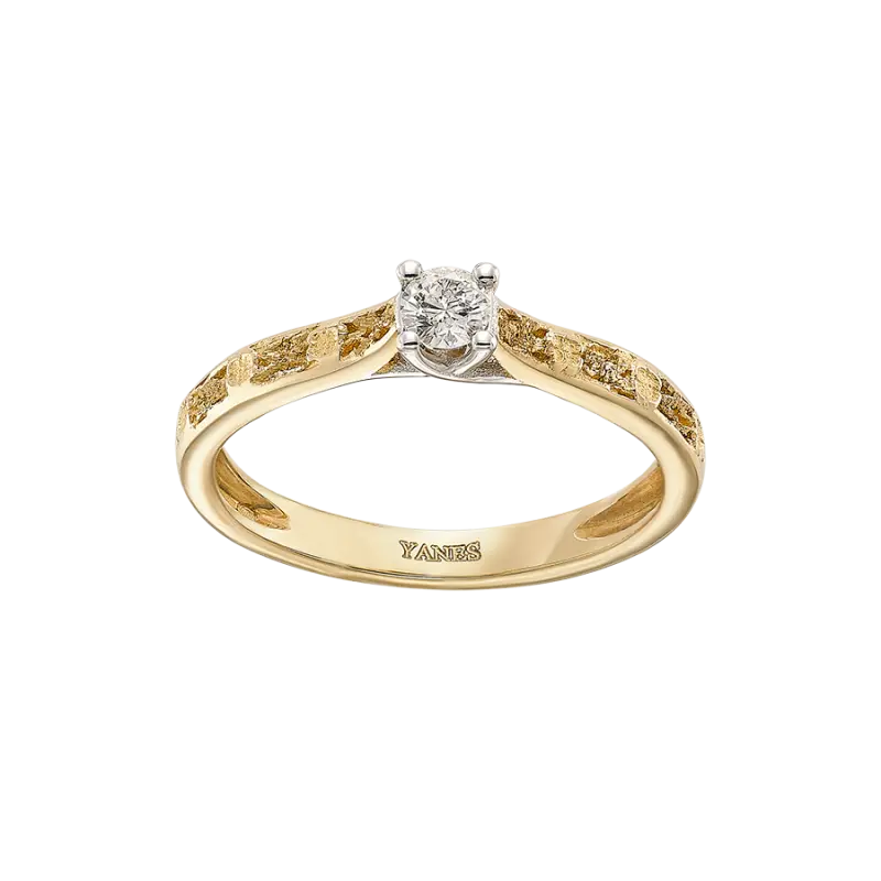 Anillo Marithan diamante, oro