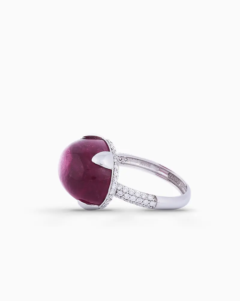 Anillo Nefertiti, oro blanco