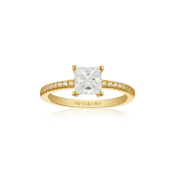Anillo Sif Jakobs Ellera Quadrato SJ-R42280-CZ-YG