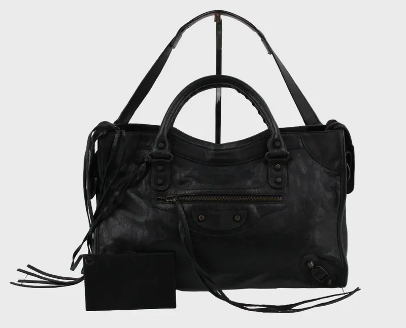 Balenciaga The City Mediano negro
