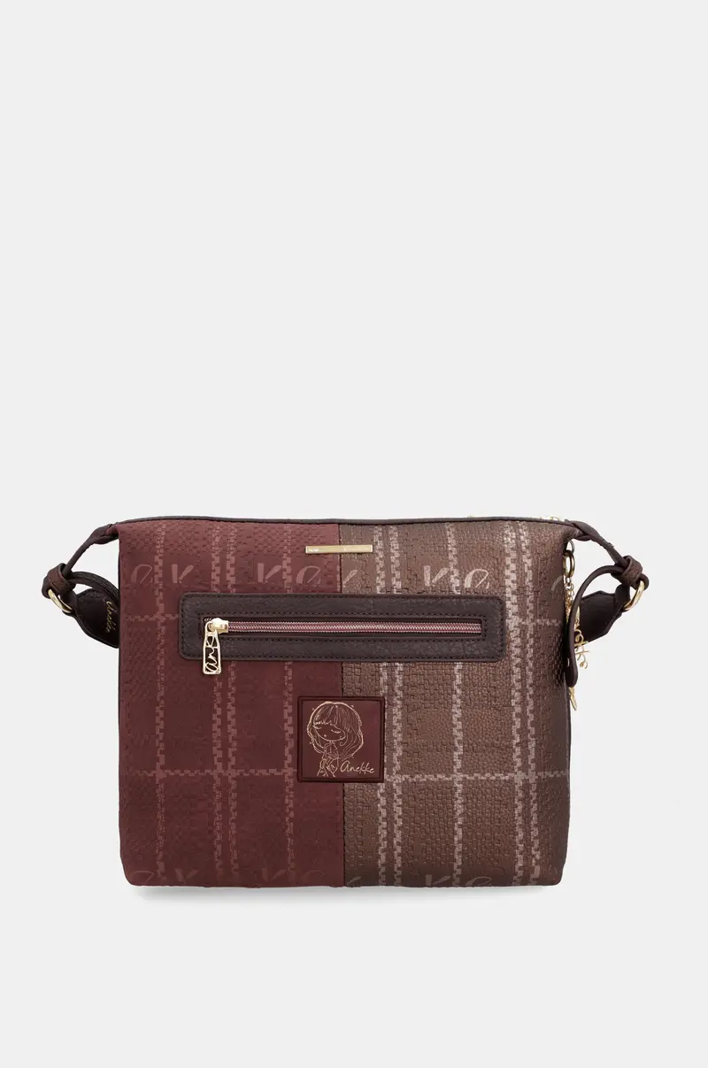 Bandolera grande Burgundy