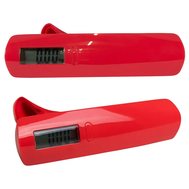 Báscula Digital para Maletas Roja – Precisión y Comodidad para Viajar 49544-RD