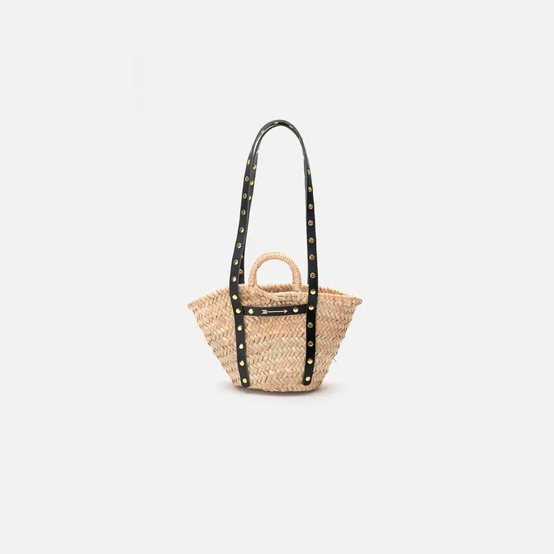Basket Small Tachuelas Black