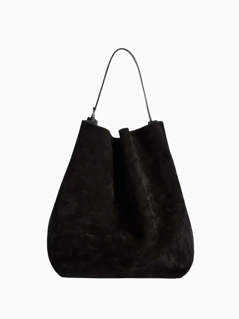 Belted tote bag