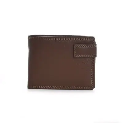 Billetera de piel 100% auténtica varios colores