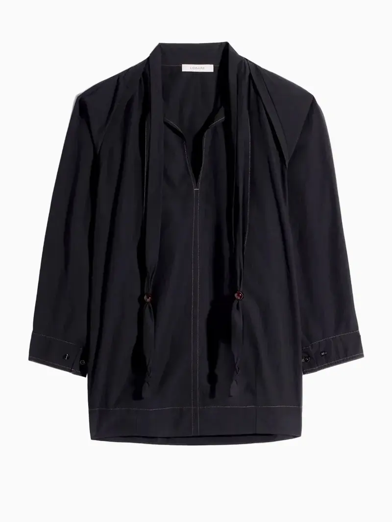 Blouse with scarf