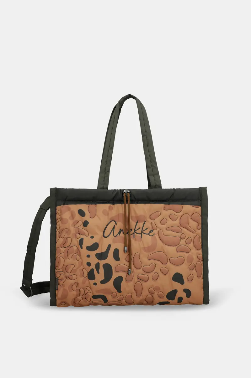 Bolso acolchado de playa teja