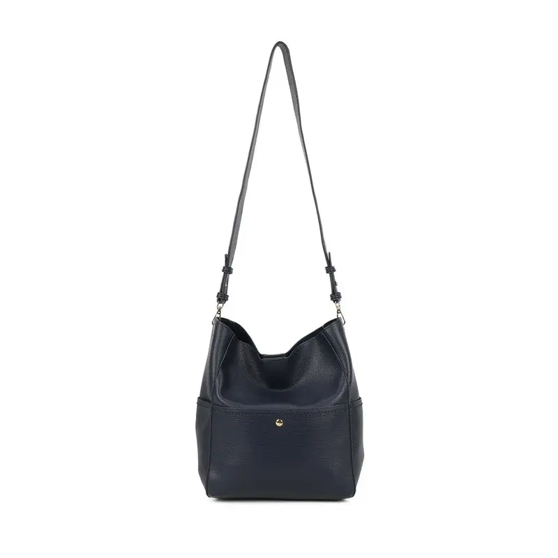 Bolso bandolera bolsillo exterior y neceser
