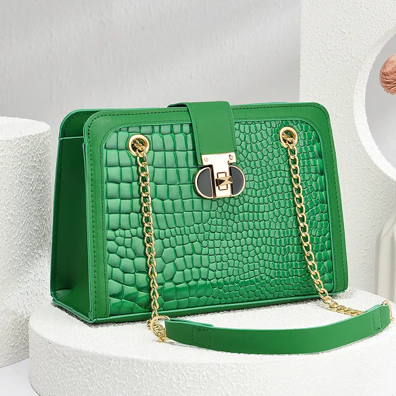 Bolso bandolera con cadena para mujer