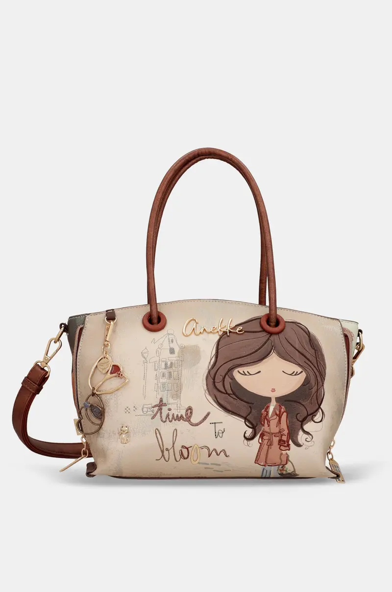 Bolso de asa corta y bandolera Tulip