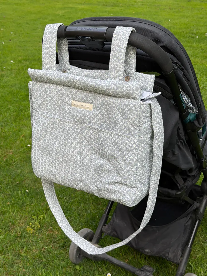 Bolso de carrito GRANDE MOSAICO AZUL