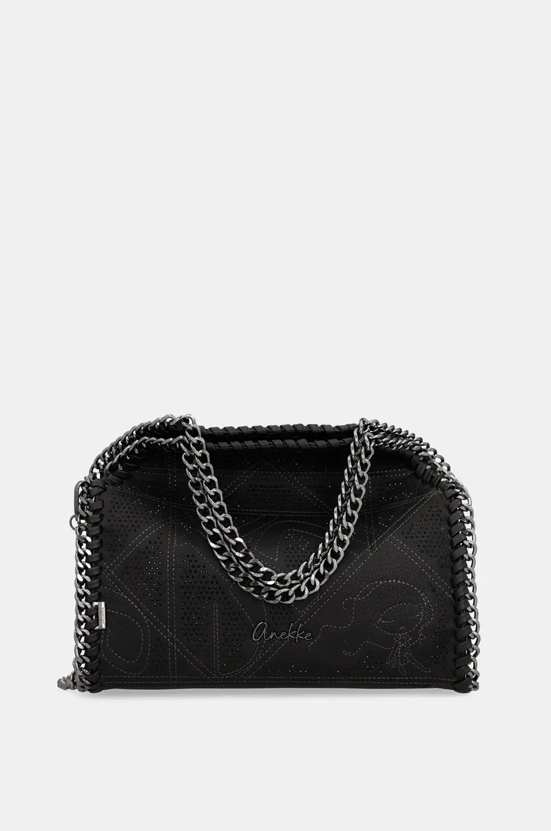 Bolso de hombro con asa metálica Iron