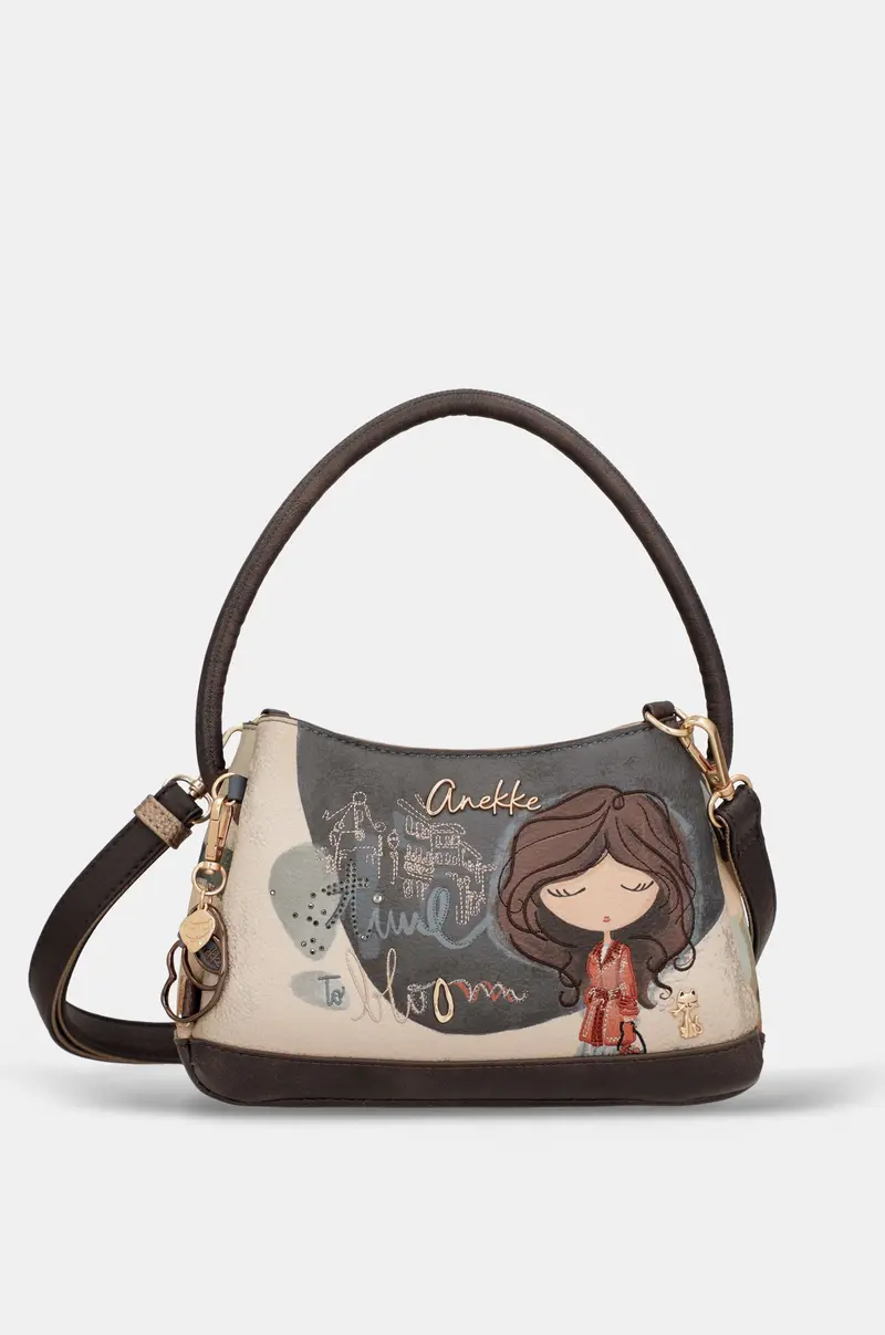 Bolso de hombro con bandolera Tulip